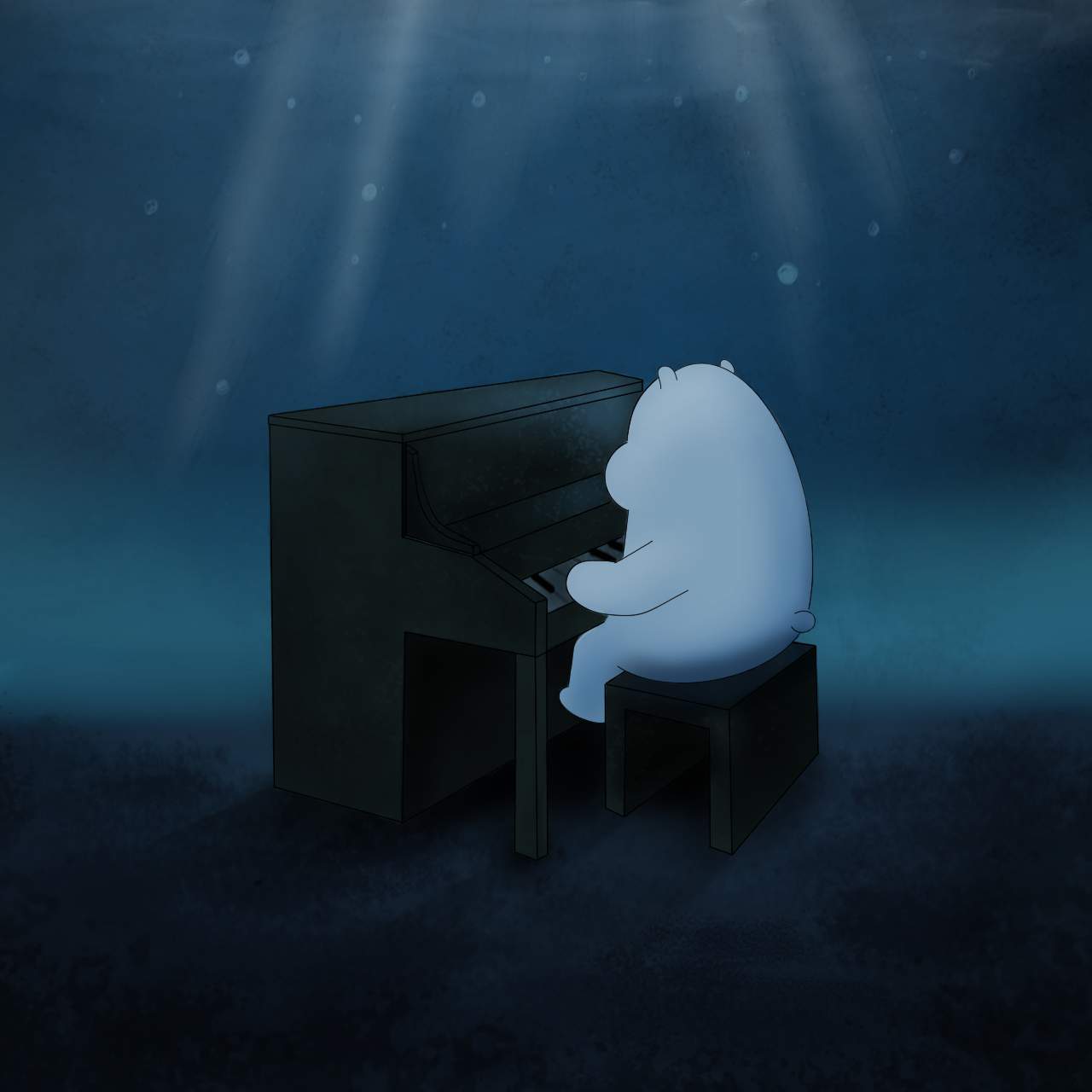 piano bear | We Bare Bears Amino