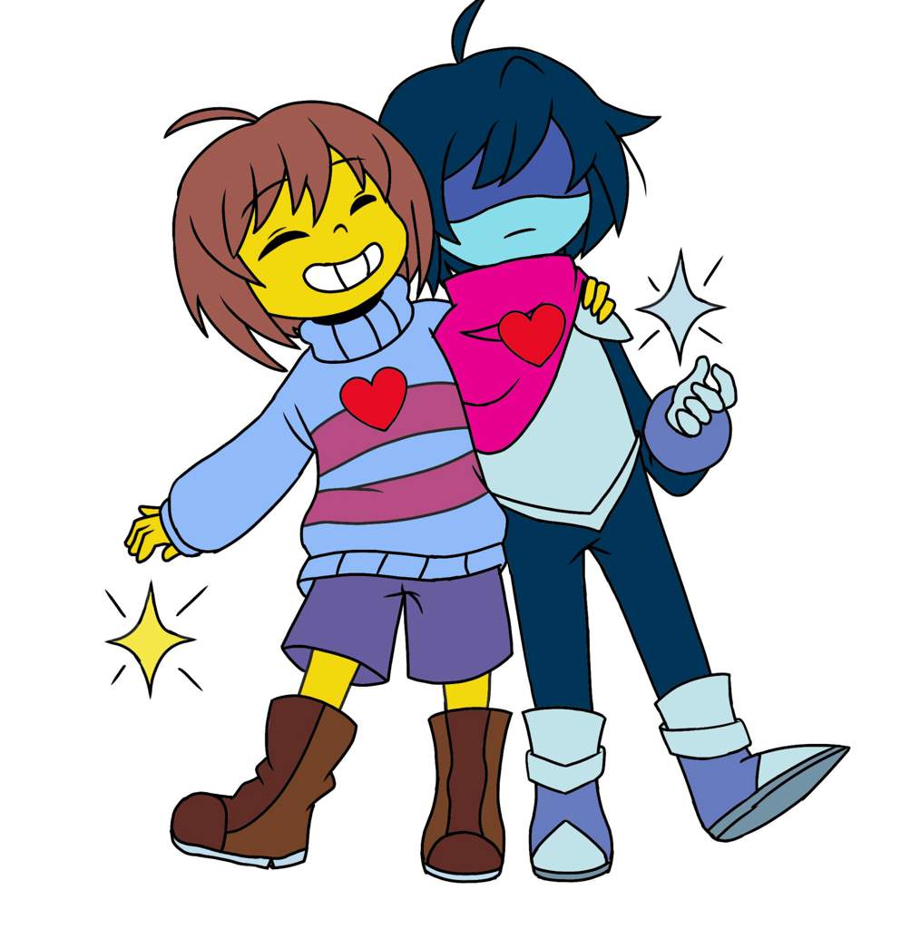 Fanart De Kris Y Frisk Undertale Español Amino