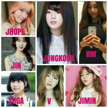 BTS as Girls. who's the prettiest? | ARMY's Amino