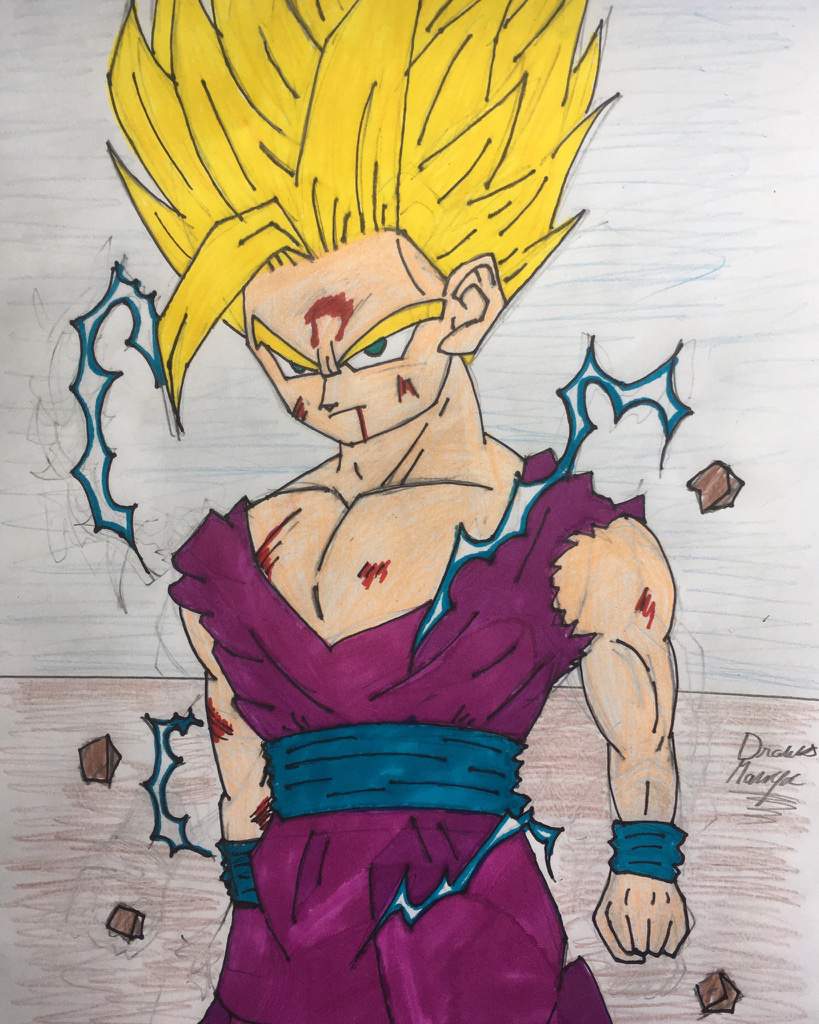 Son Gohan Drawing 2h | DragonBallZ Amino