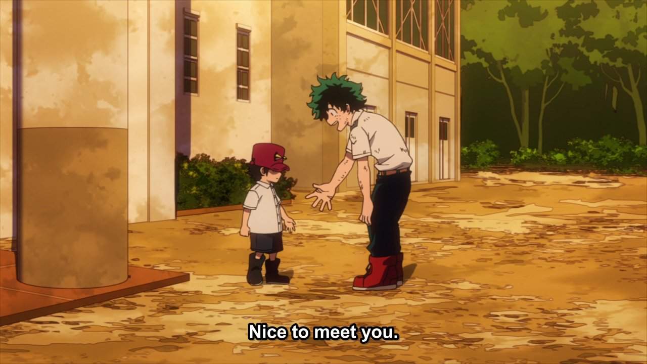 Deku get punching nuts by kid 🤣 | Anime Amino