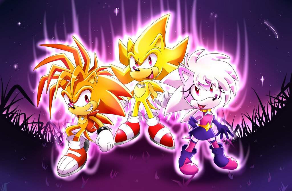 Super Sonia Manic and Sonic.