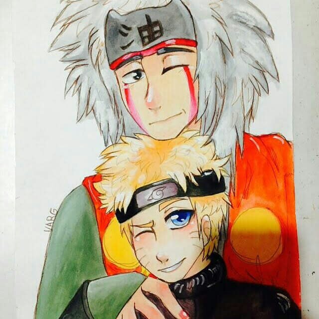 Jiraiya And Naruto Fanart🌻🌸 Dibujarte Amino