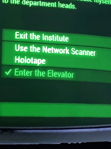 which holotape do i upload in the institute