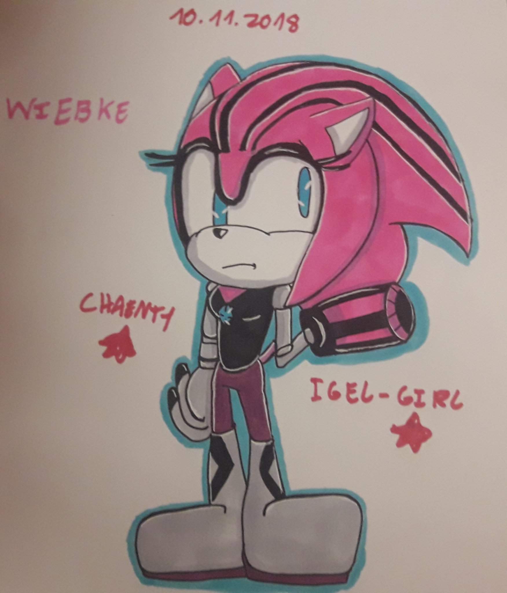 Wiebke The Female Metal Sonic o.c | Sonic Artist Central Amino