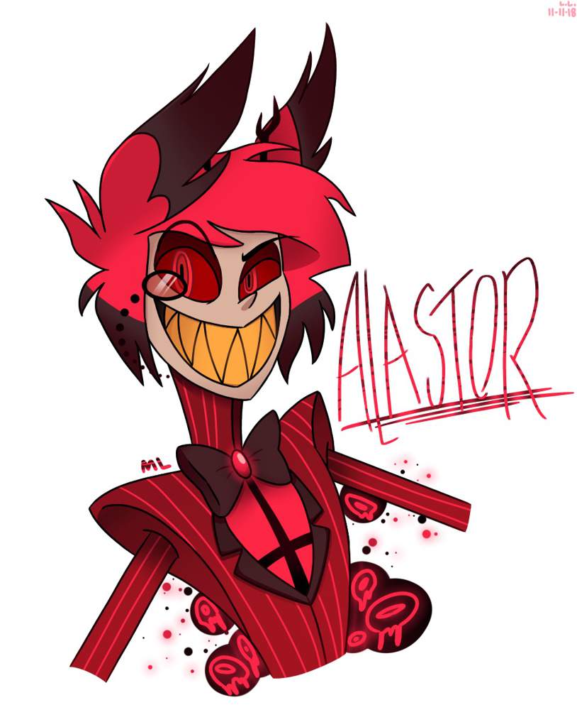 HH FAN ART - Alastor | Hazbin Hotel (official) Amino