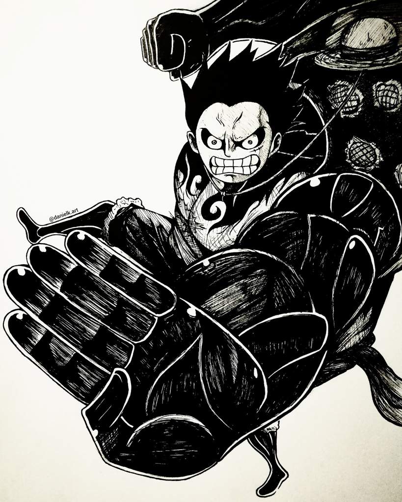 Luffy Gear 4 Fanart One Piece Amino