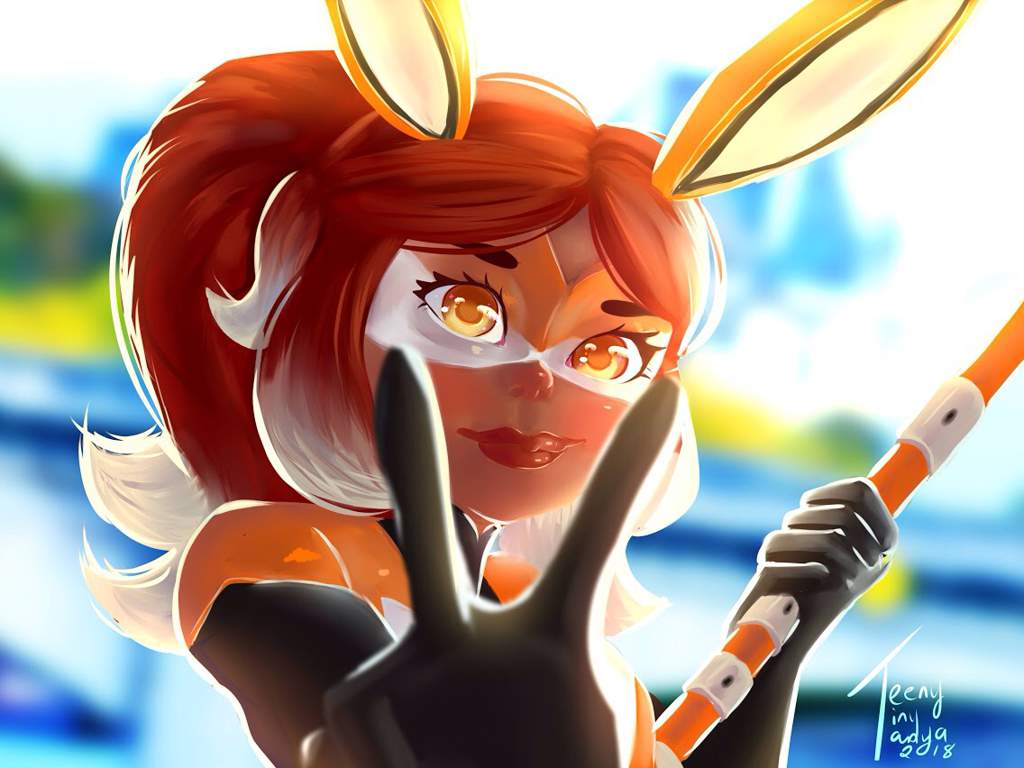 Last night I was just ITCHING to draw a picture of Rena Rouge I've had...