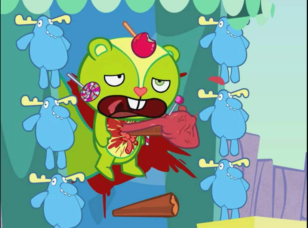 scene redraw #11 (gorey) | Happy Tree Friends Amino