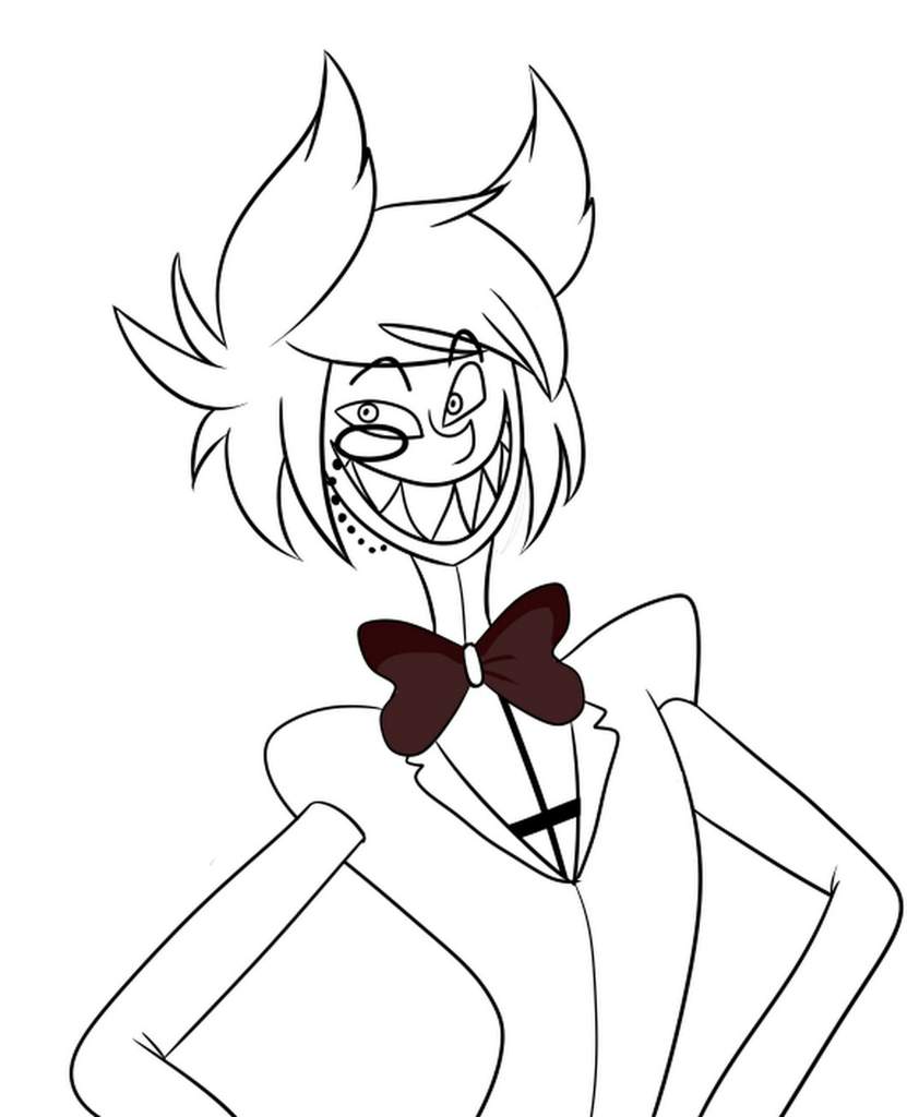 Dibujo de Alastor | Hazbin Hotel Amino! Español Amino