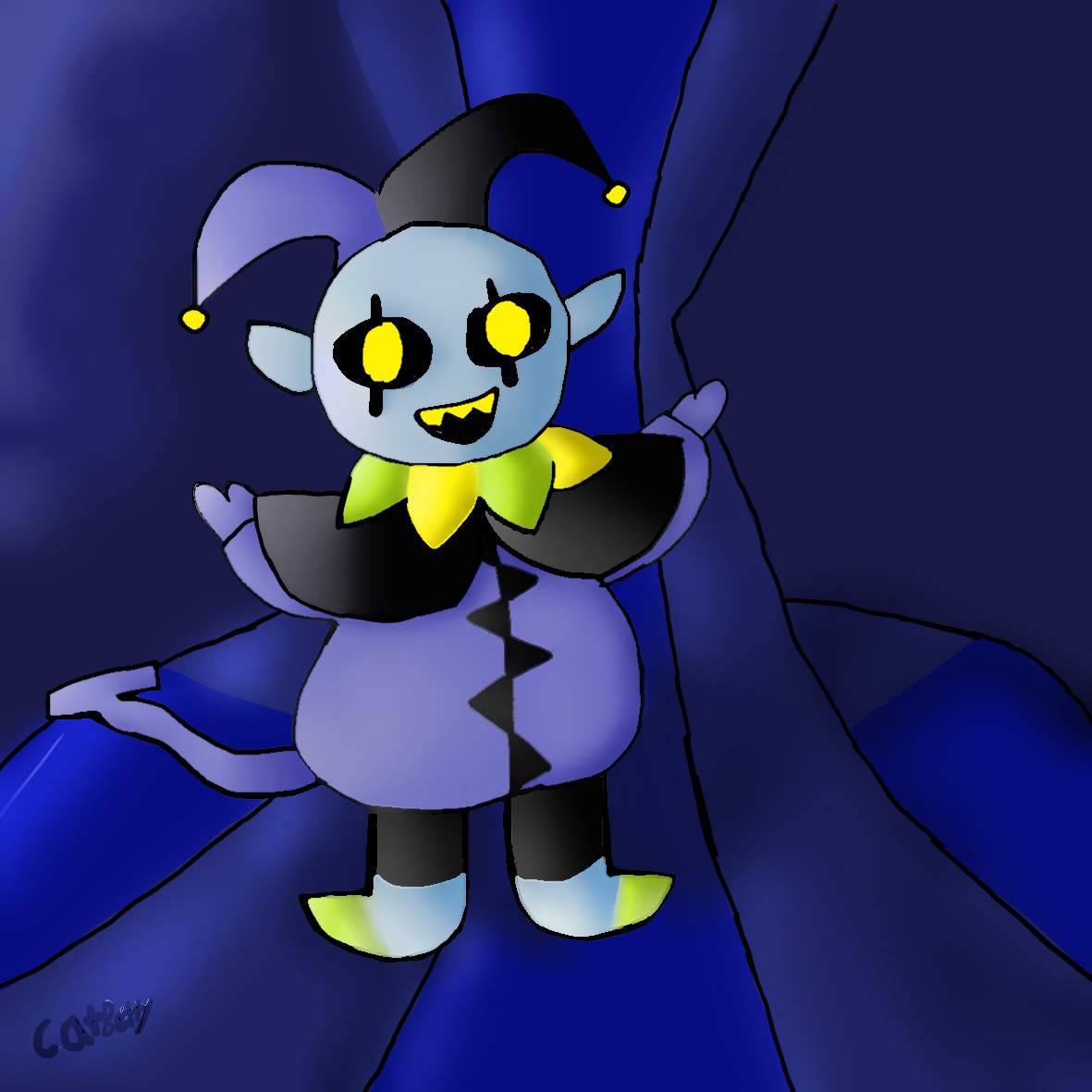 Jevil drawing | Deltarune. Amino