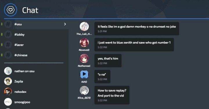 Peppy implemented the chat onto osu! website! | ▫osu! Amino