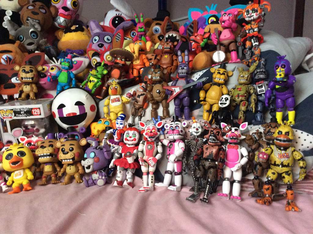 My fnaf collection | Five Nights At Freddy's Amino