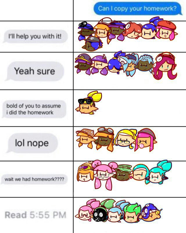 Bold of you to assume example image