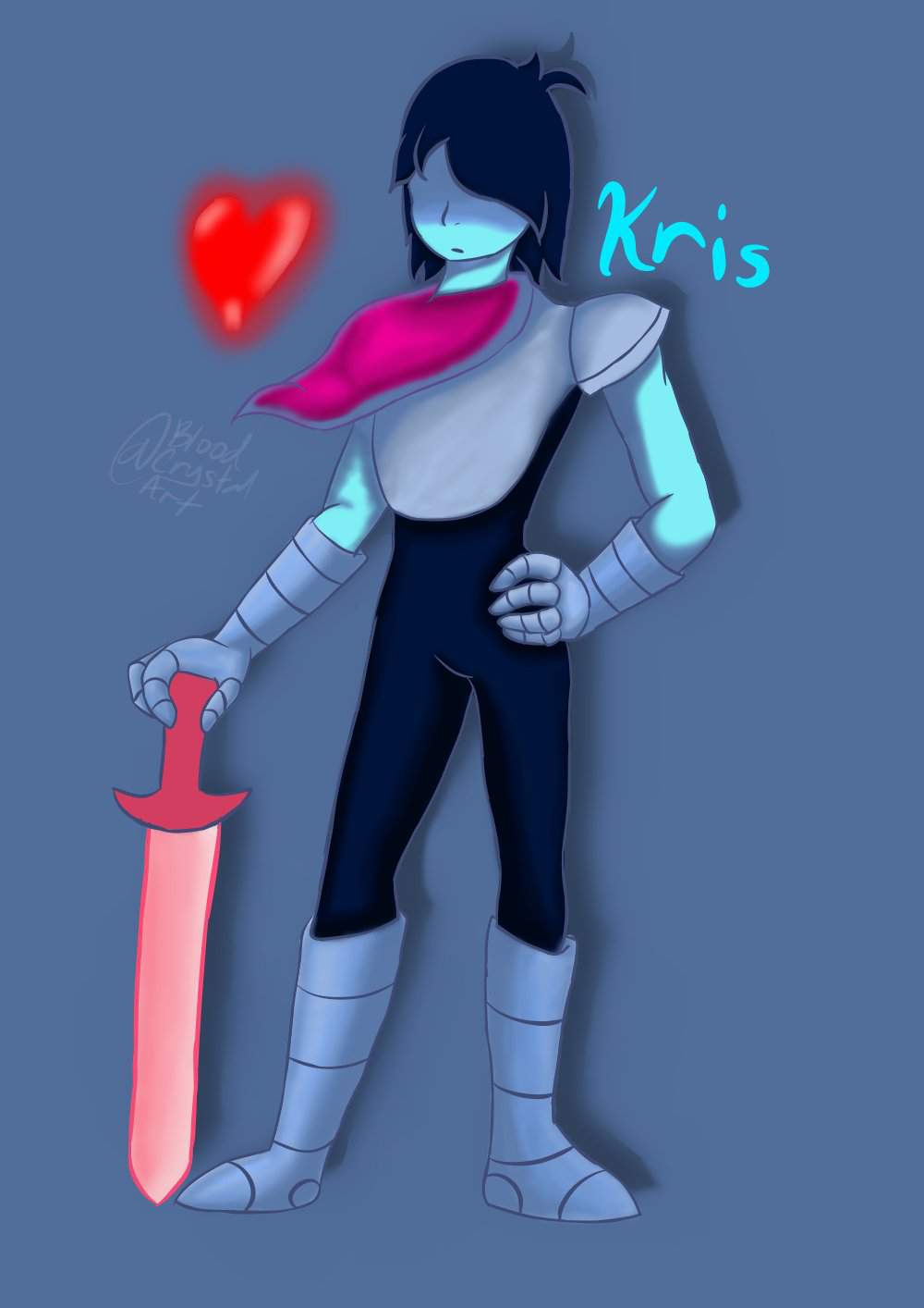 DeltaRune speedpaint(Kris) | All Original Remix/Song in description ...