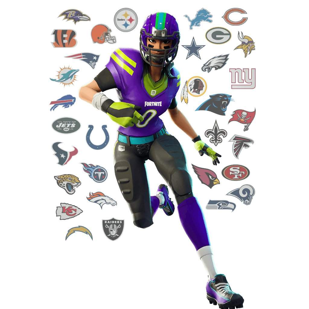 skins nfl femininas - skin guerreira do apito fortnite