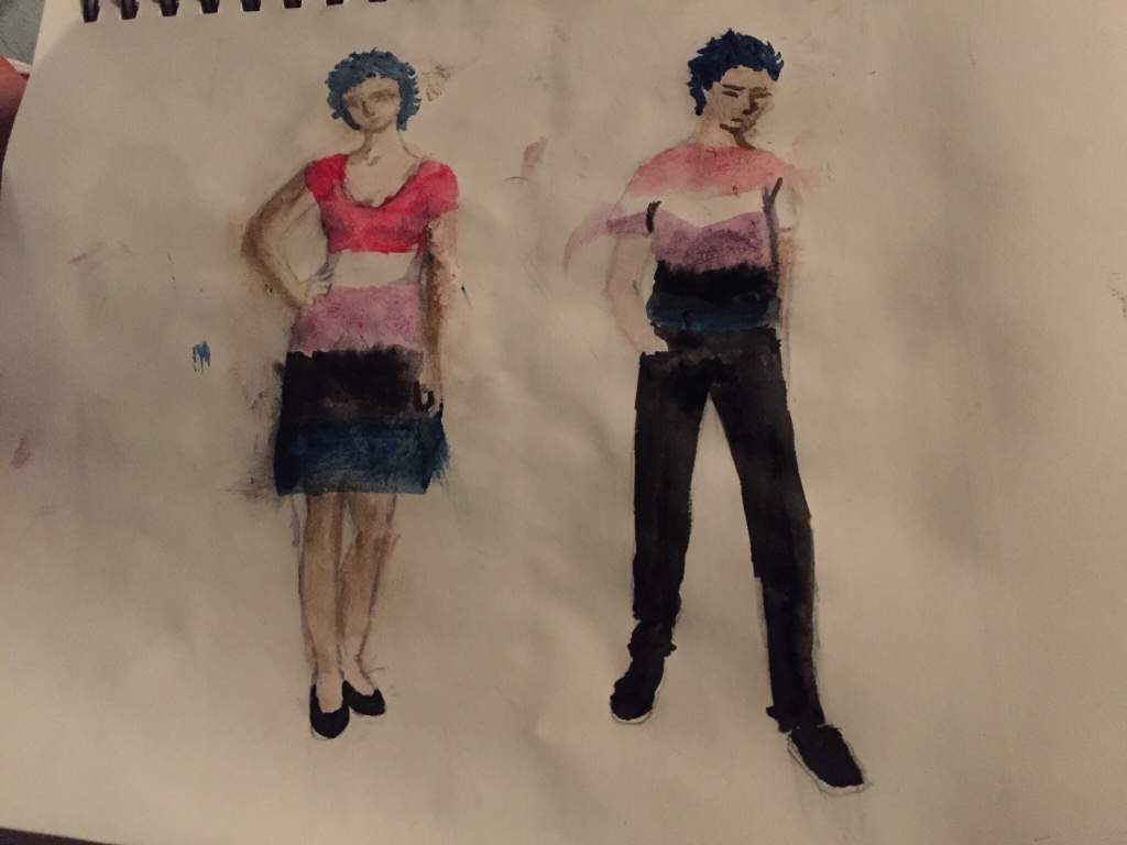 Gender fluid art | Gender Fluid Amino