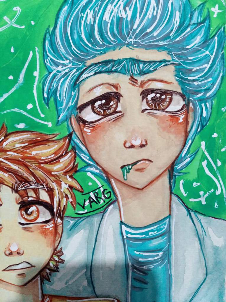 💚🌙RICK & MORTY (fan art)💚🌙 •Rick y morty• Amino