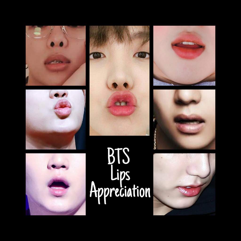 bts pink lips