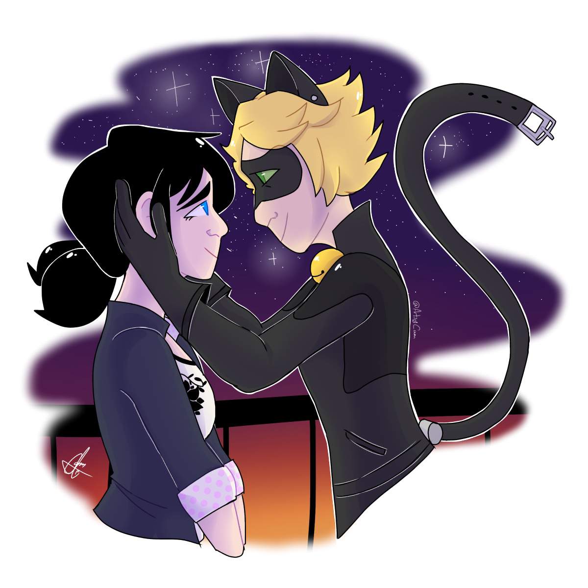 Marichat - Balcony scene | Cartoon Amino