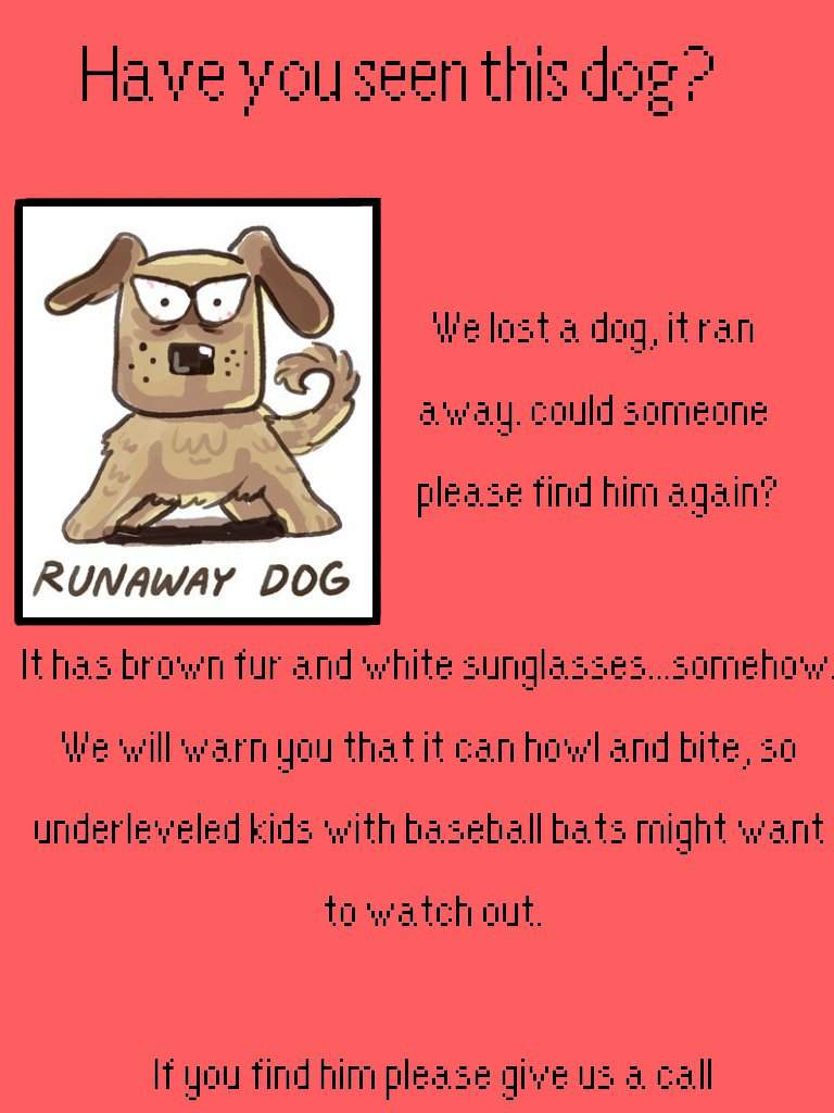 #WarningChallenge Runaway Dog | EarthBound Amino
