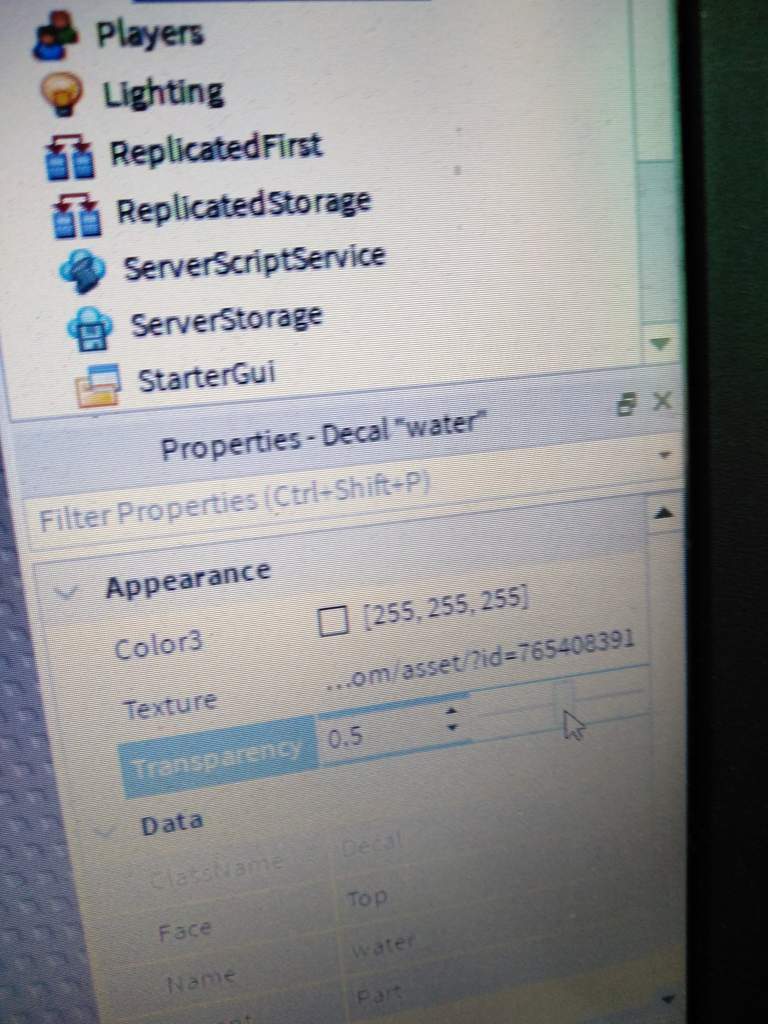 Roblox Studio Water Transparency Not Working