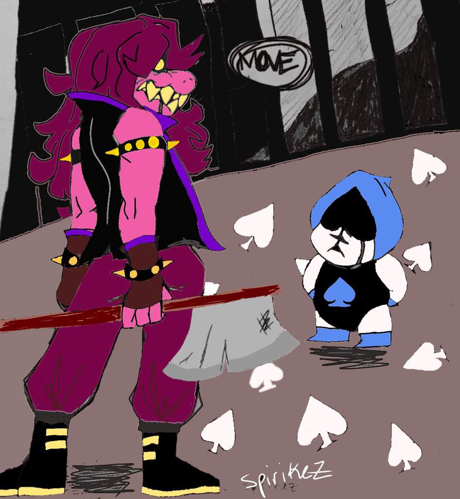 Susie VS Lancer | Deltarune. Amino