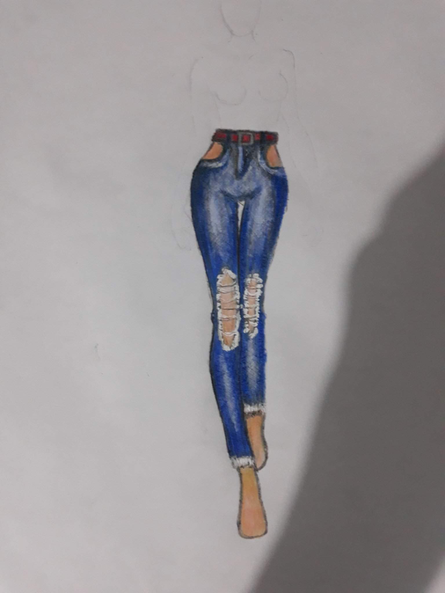 Primeira Jeans 😀 | Croquis E Desenhos Amino