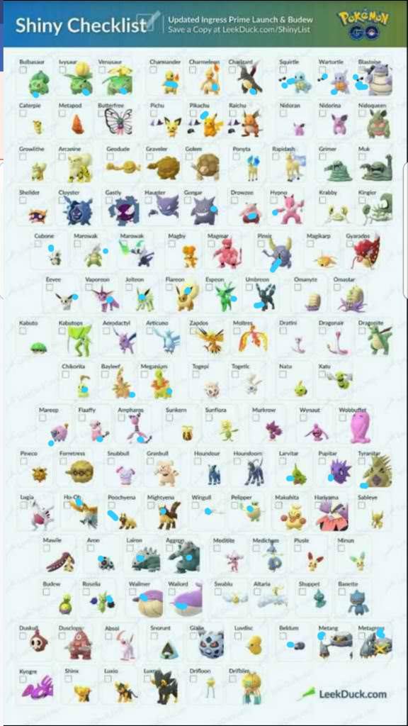 My shinies | Pokemon GO Amino