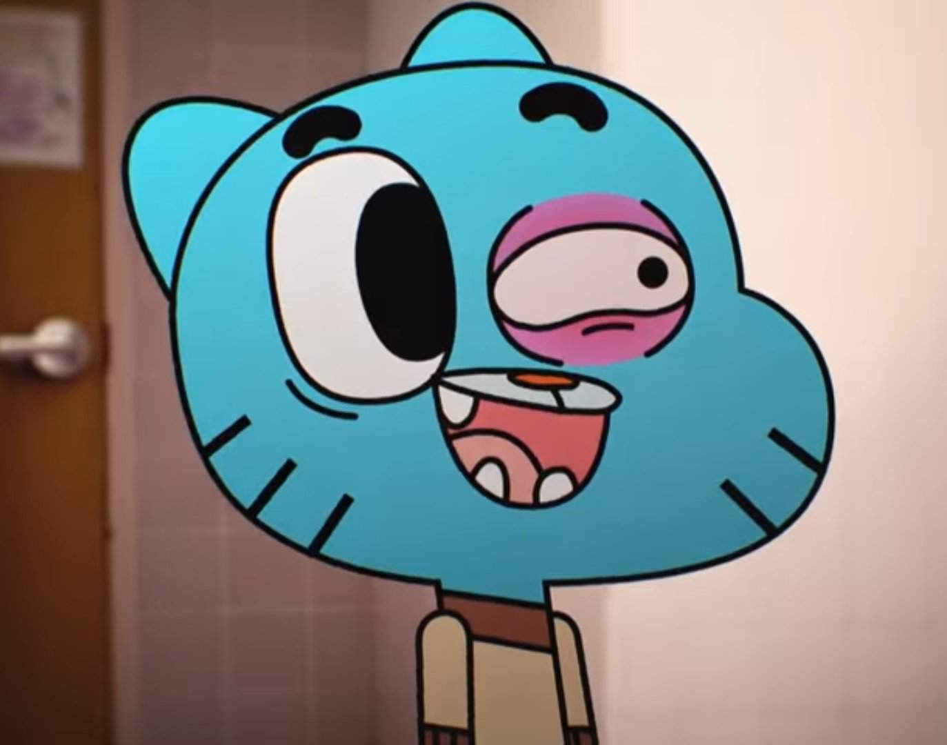 Why does gumball look like 2d in this? | Gorillaz Amino