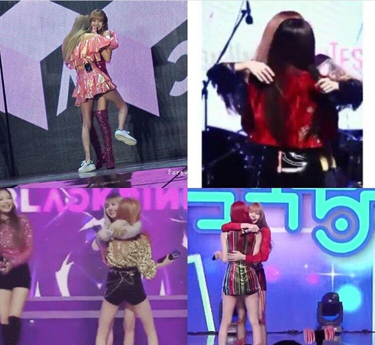 #Chaelisa Hug 💙💛 who ship tell me🙌 | BLINK (블링크) Amino