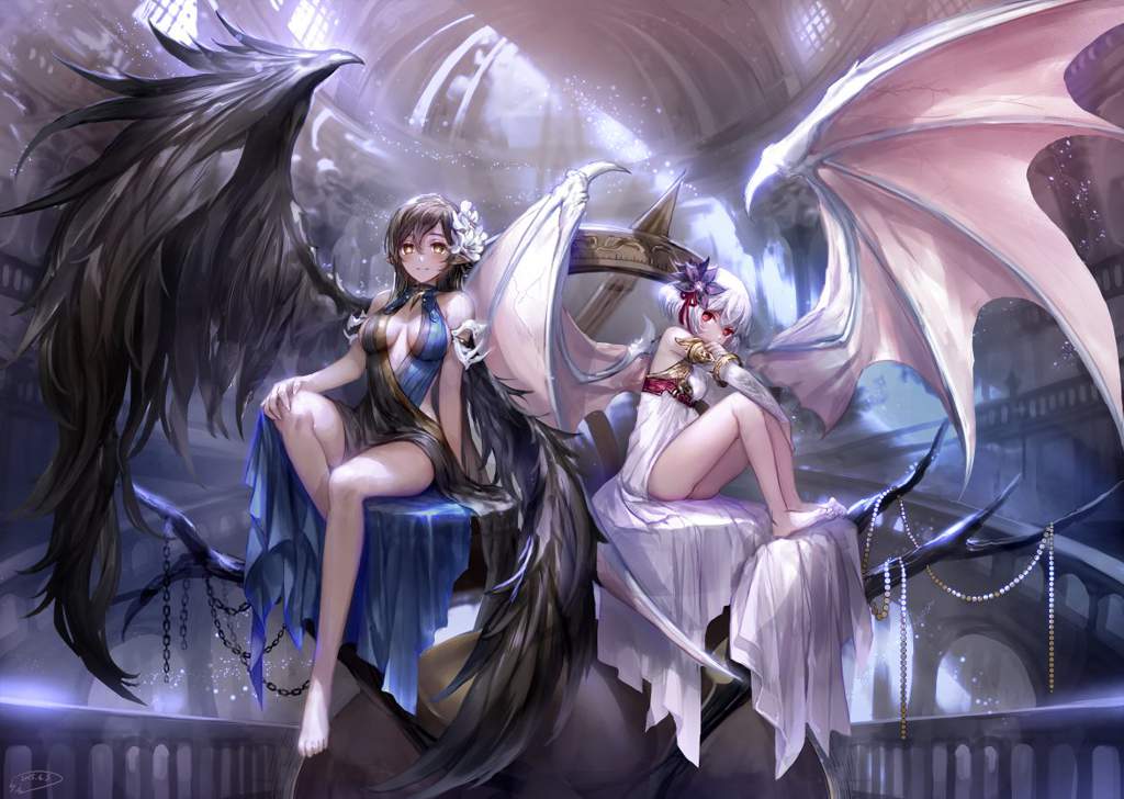 Angel vs demon anime