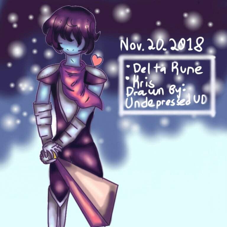 DELTARUNE KRIS Fan Art | Flying Pings ART Amino