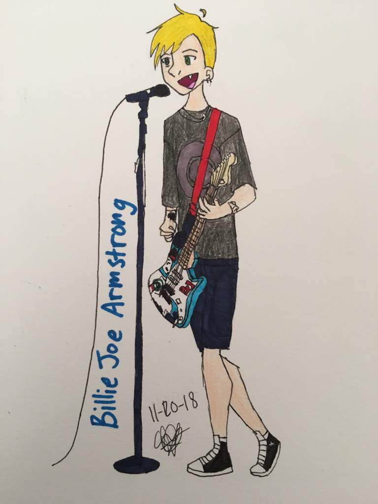 Billie Joe Armstrong Drawn By Me Idiot Nation Green Day Amino