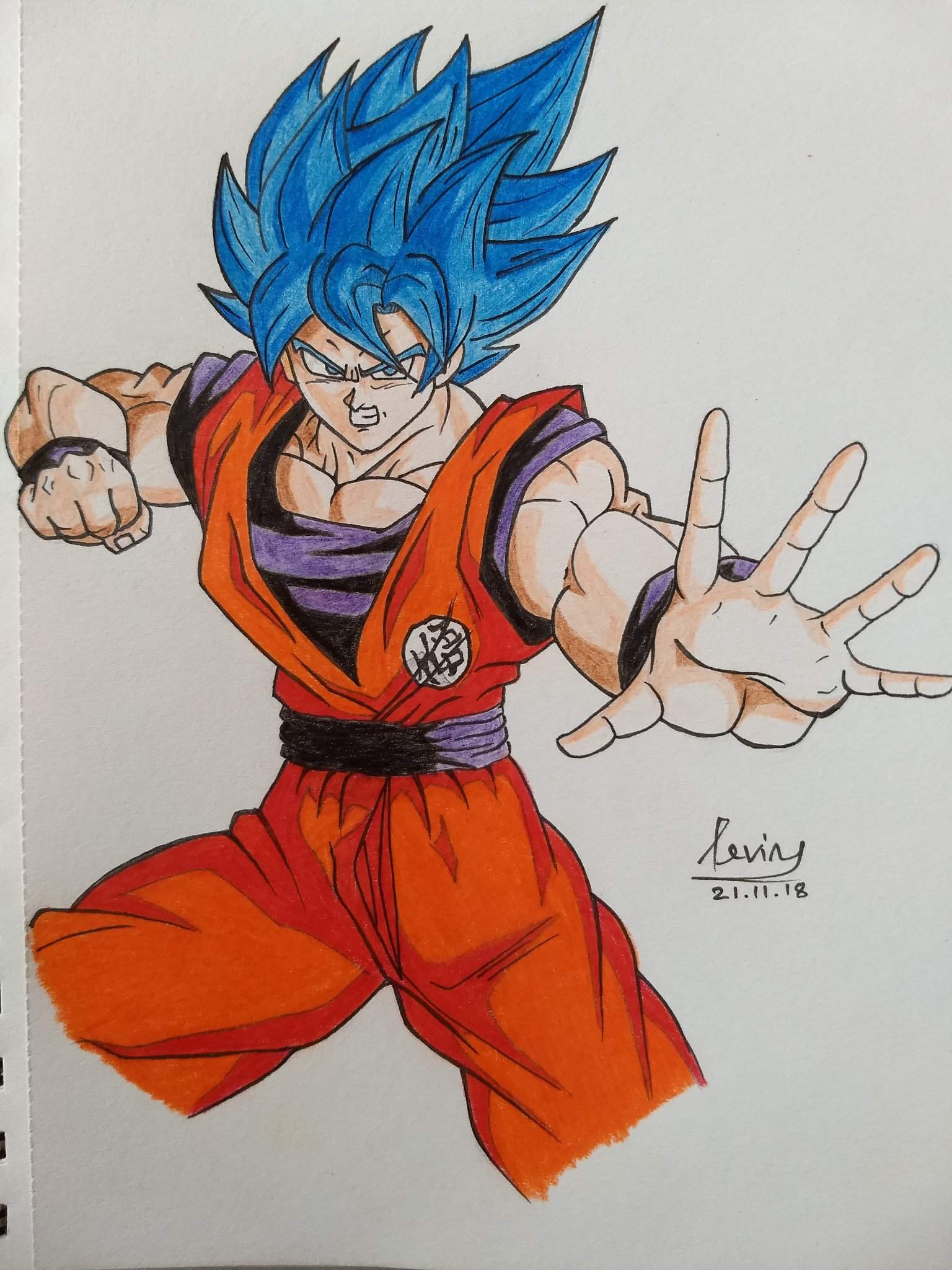 Just completed goku ssjb...... | DragonBallZ Amino