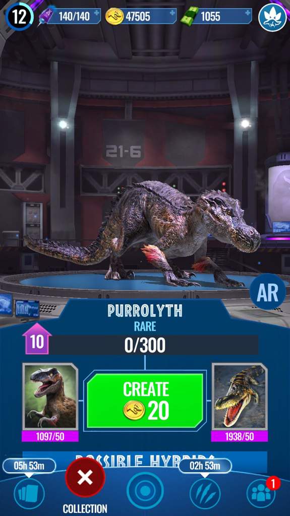 One of the new hybrids!! | Jurassic World Alive Amino