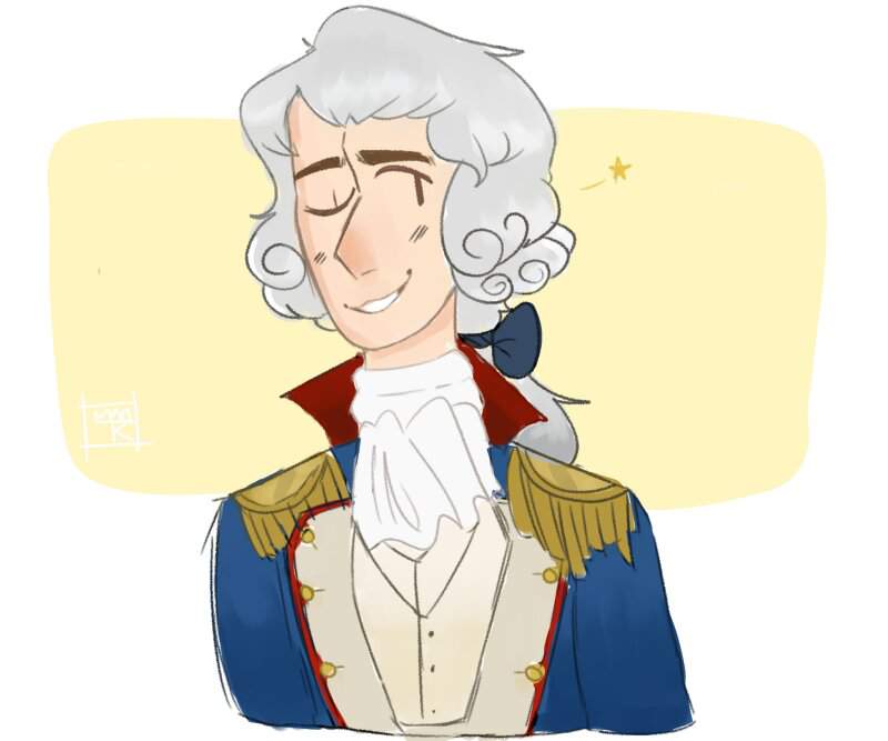 Marquis De Lafayette [redraw..?] Hamilton Amino