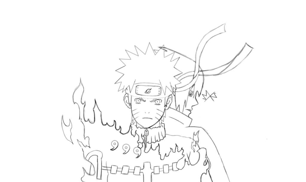 Naruto And Sasuke Drawing Naruto Amino