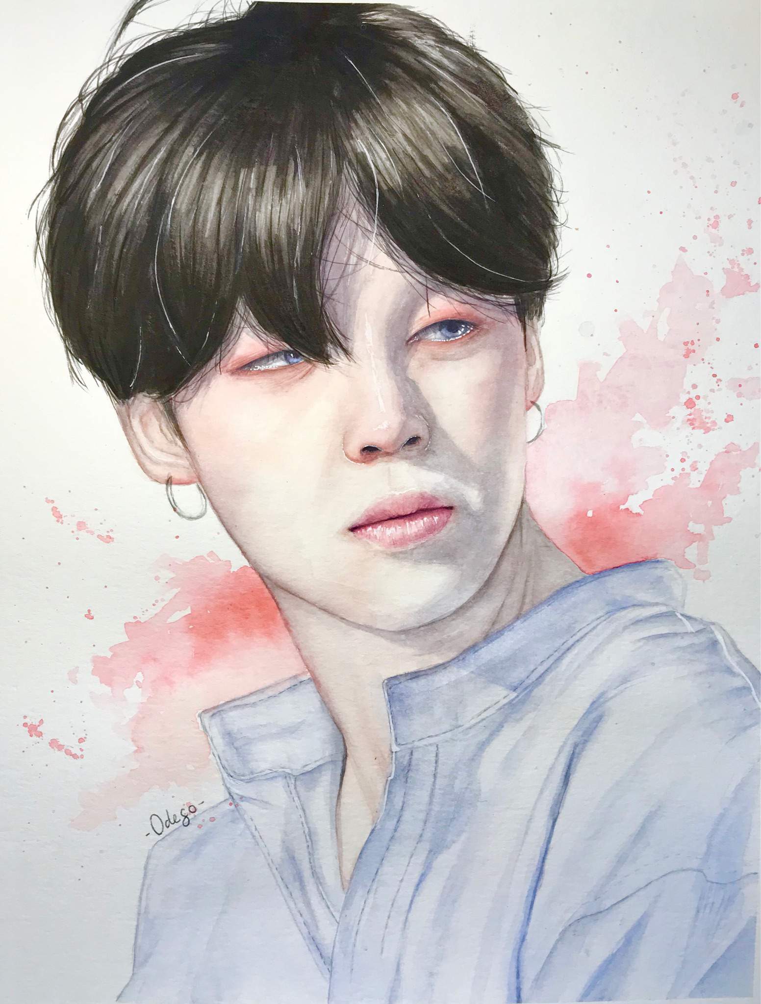 Jimin Watercolour Painting | ARMY's Amino