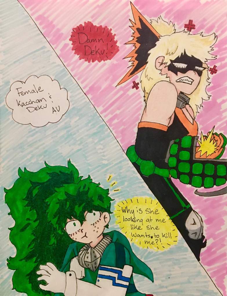 Female Deku & Kacchan | 💘BakuDeku Amino