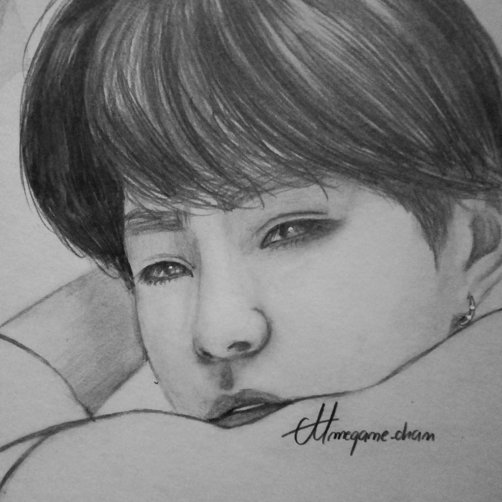 Yoongi sketch | Kpop FanArt Amino