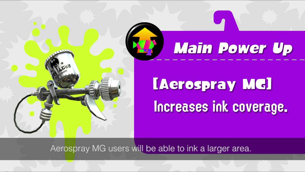 Power up 5. Aerospray. Mains Powered.