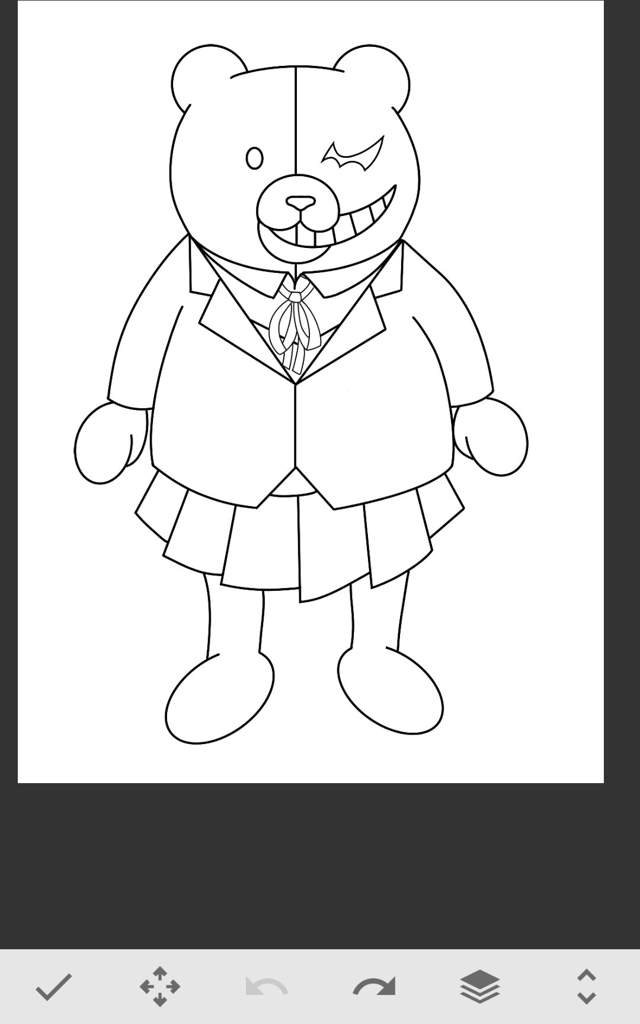 JUST MONOKUMA (DDLC × Danganronpa crossover drawing) | Doki Doki ...