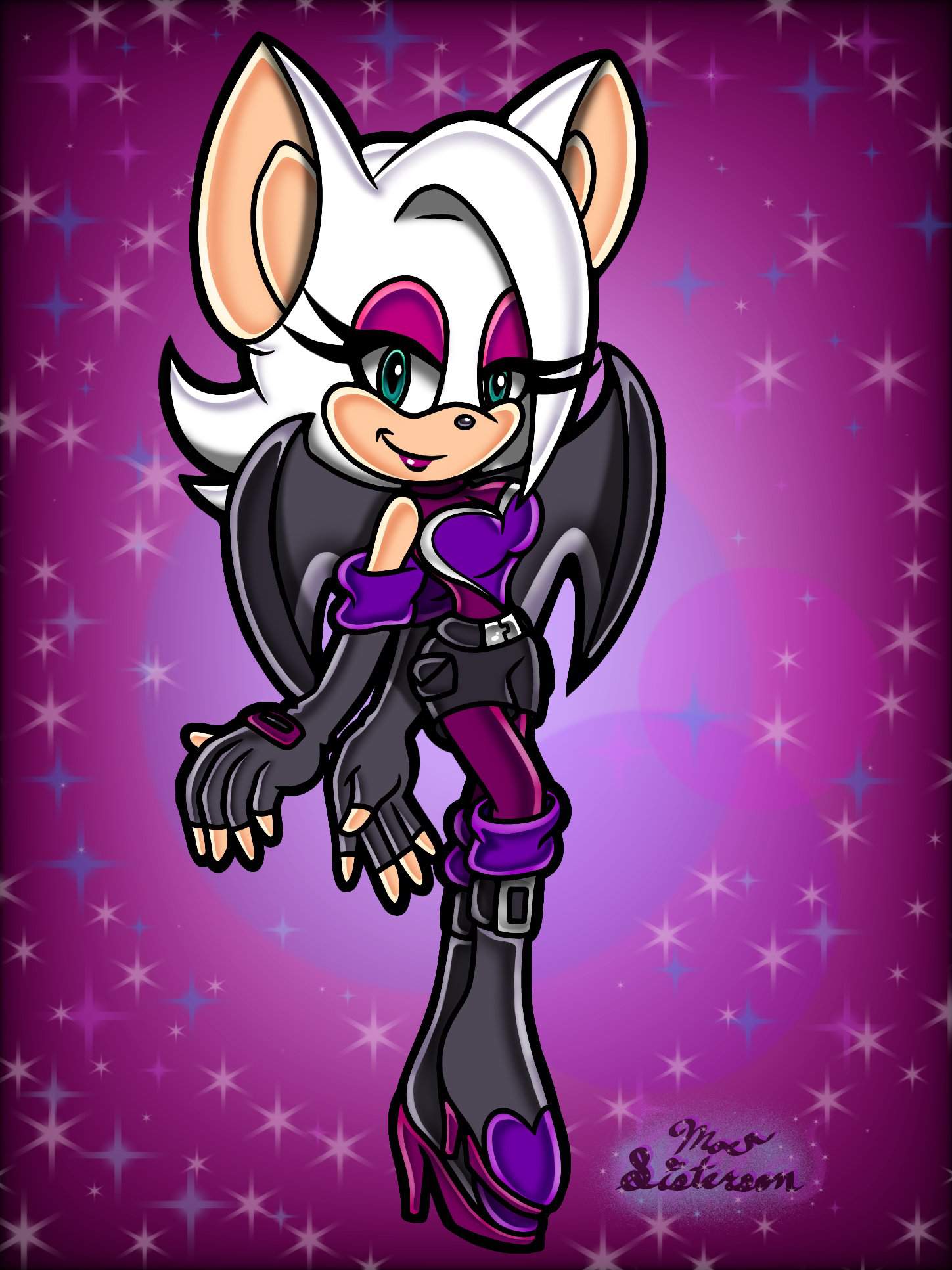 Rouge The Bat Redesign By Jamo Art Sonic The Hedgehog - vrogue.co