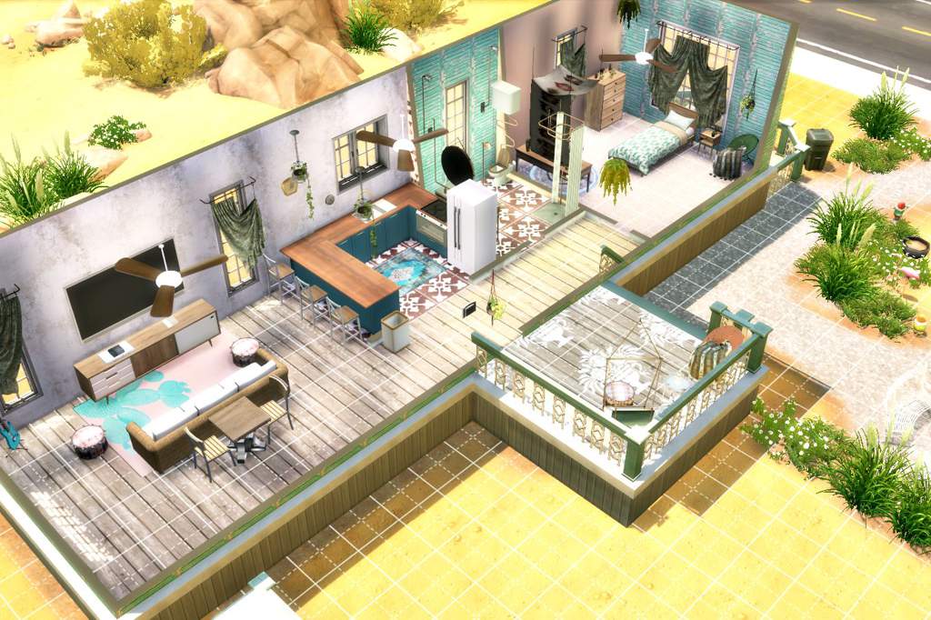 Restyle Townie - House | Sims Amino