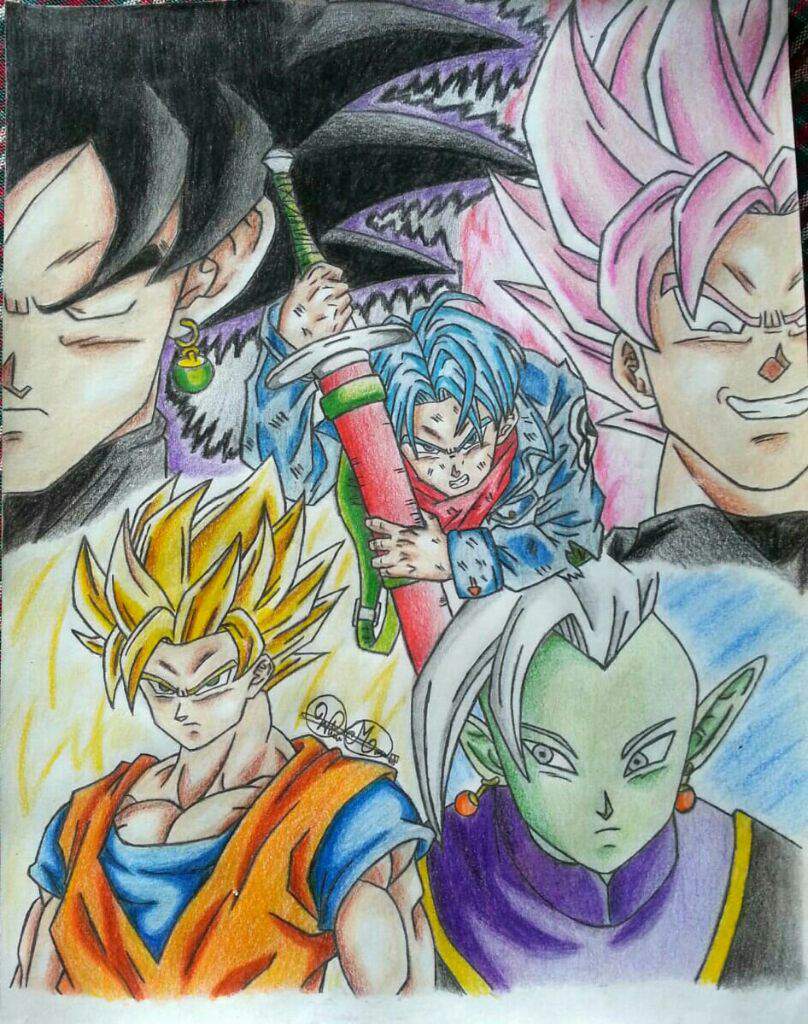 Drawing Black Goku Arc | DragonBallZ Amino