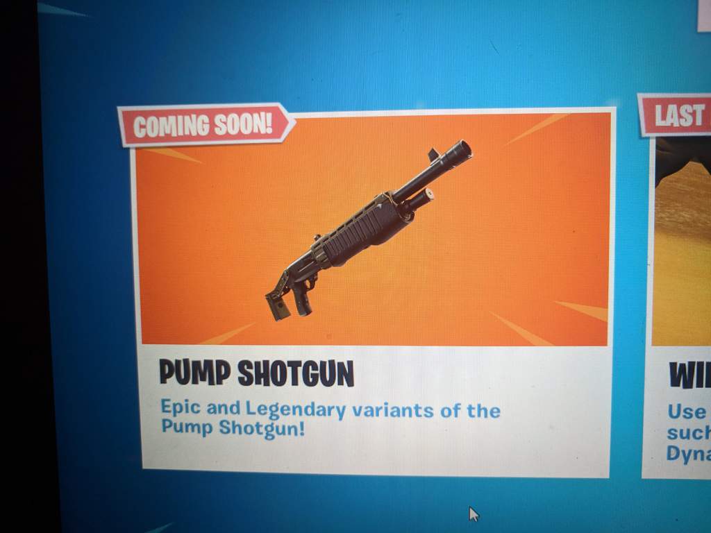 the new pump shotgun coming idk it s a epic and gold shotty is our og pump gonna get removed hmmmmmmmm - fortnite new pump