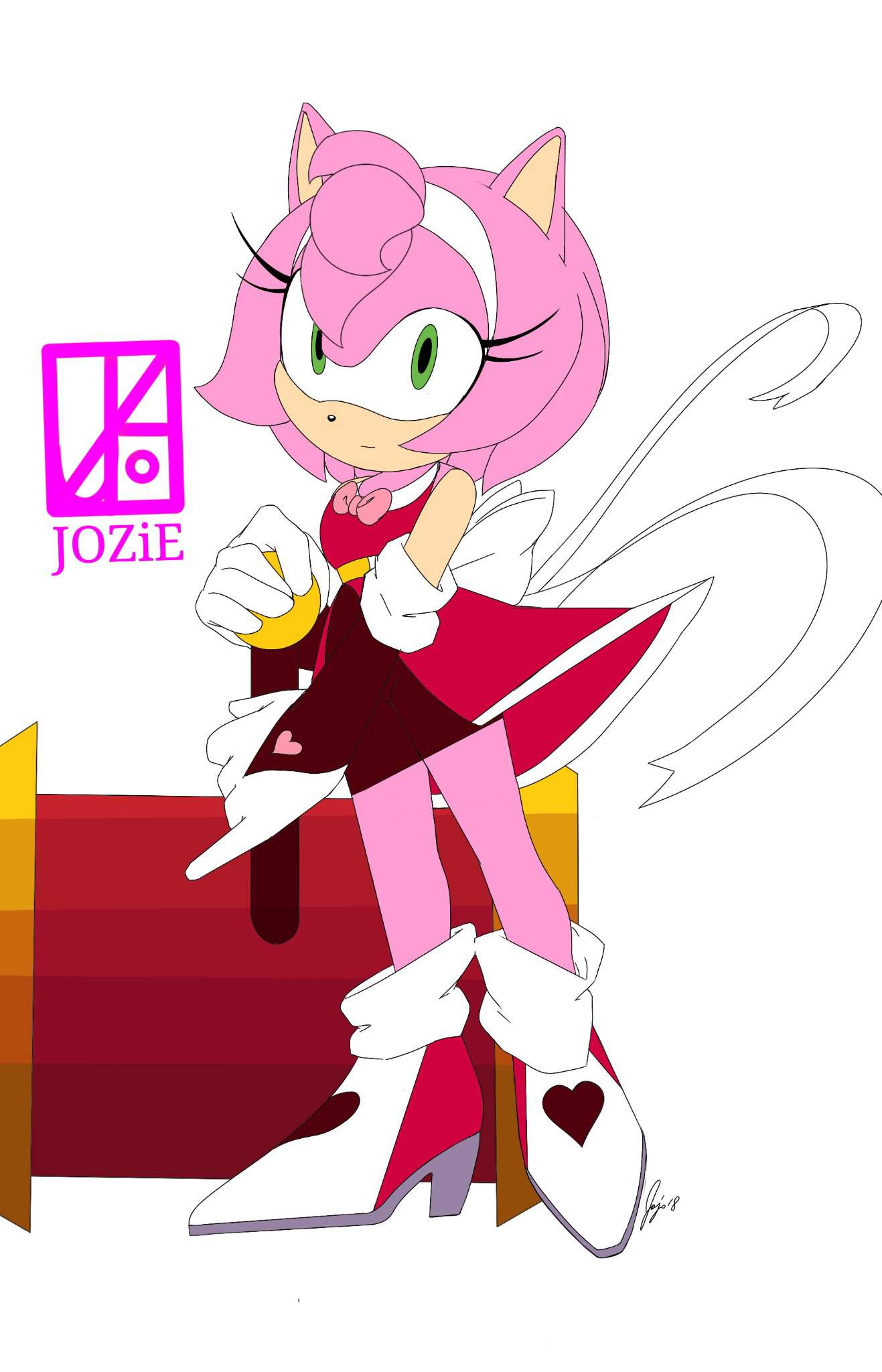 Amy rose redesign ! | Sonic the Hedgehog! Amino