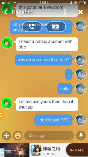Ykcul Roblox Amino - proof that gang is a noob scammer roblox