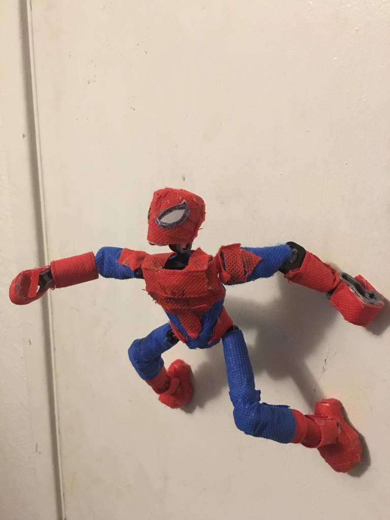 spider man paper action figure